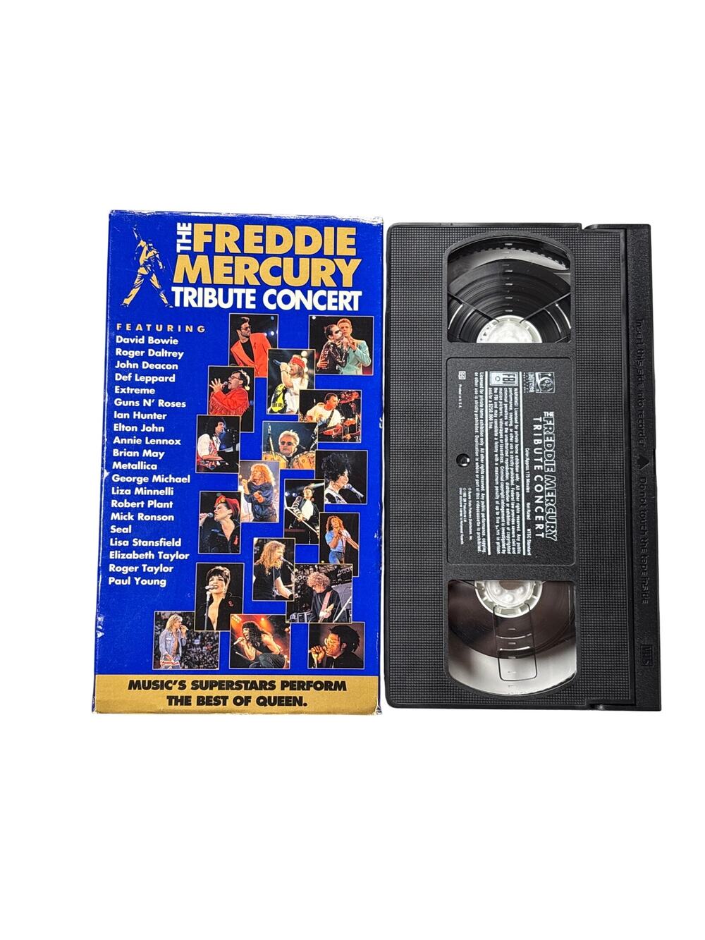 The Freddie Mercury Tribute Concert 1993 VHS Tape